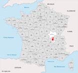 carte vin region beaujolais-villages