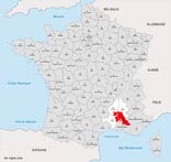 carte vin region rhone-meridional