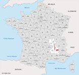 carte vin region rhone-septentrional